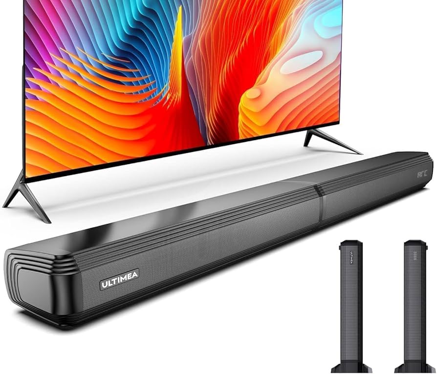 Amazon.com: ULTIMEA 2.2ch Sound Bar for Smart TV, Peak Power 100W